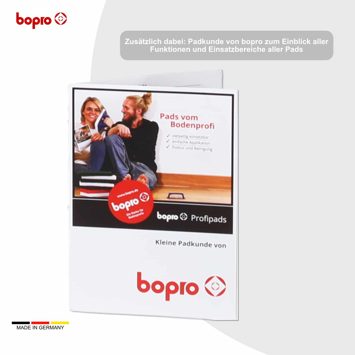 Bopro-Padkunde-Vorlage bopro kleines Starterset für Exzentermaschinen
