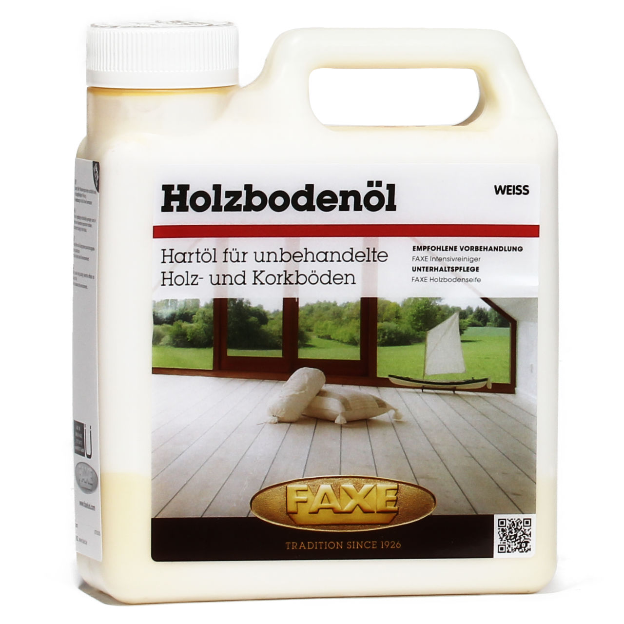 Holzbodenöl weiß 1Liter