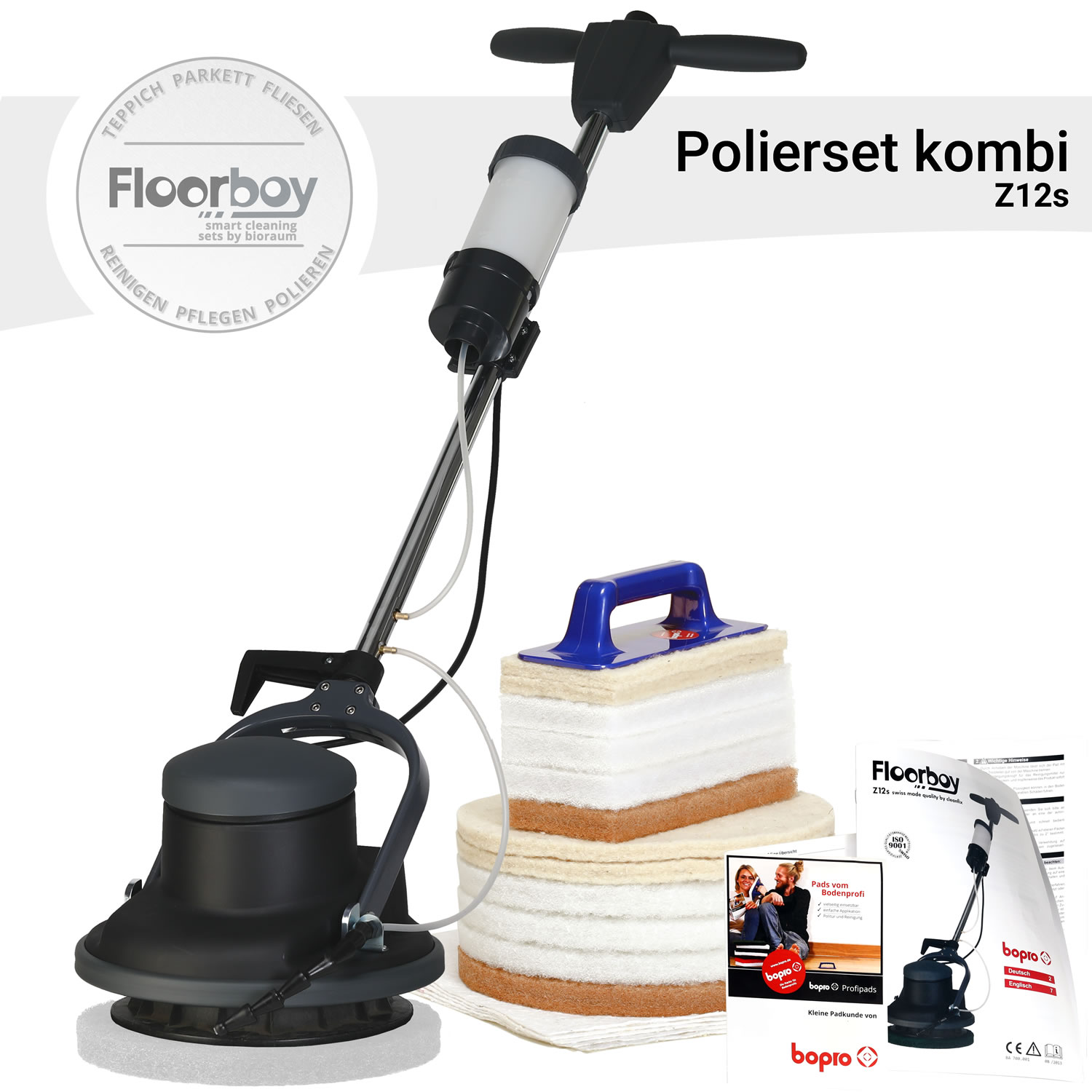 Floorboy Z12S Polierset Kombi