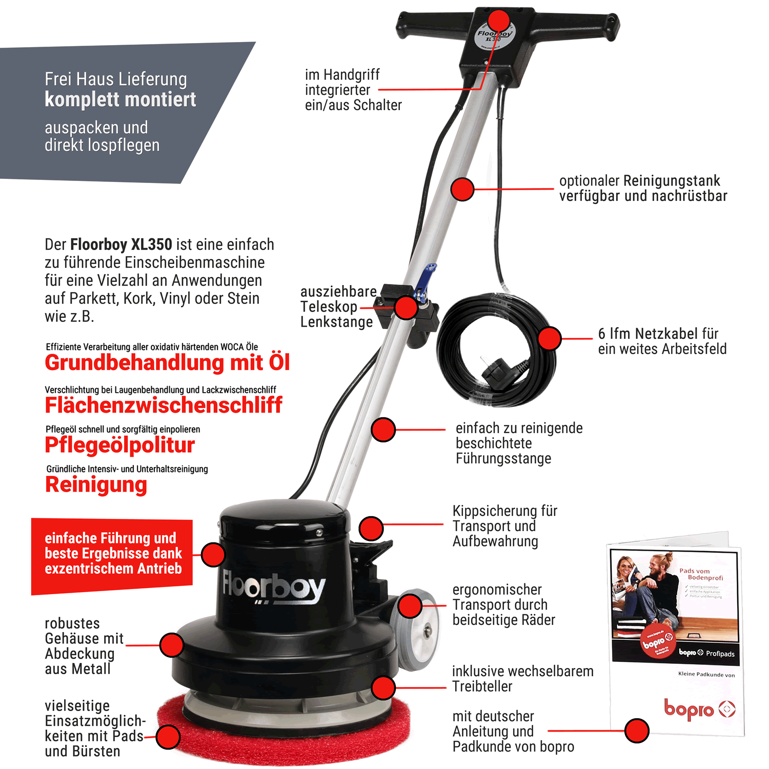 Floorboy XL350 Starterset plus