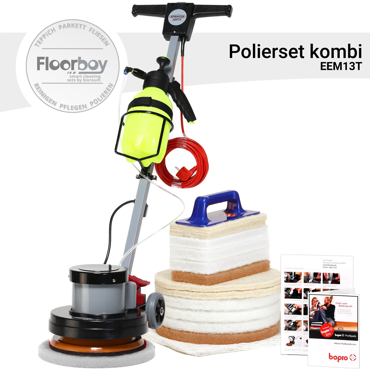 Floorboy EEM13 Polierset Kombi (inkl. Tank)