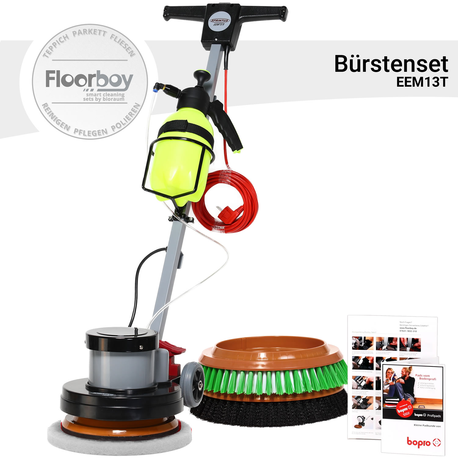 Floorboy Bürstenset EEM13 mit Tank