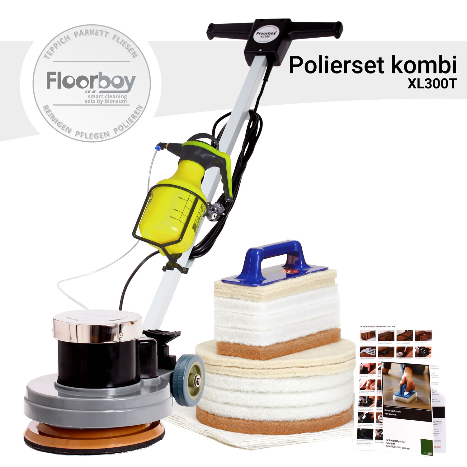 Floorboy XL300 Polierset Kombi (inkl. Tank)